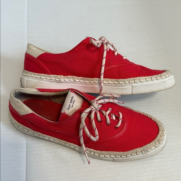 Kate Spade New York - Women's Boat Party Espadrille Sneakers - Coral Rose - 10 - Picture 2 of 9